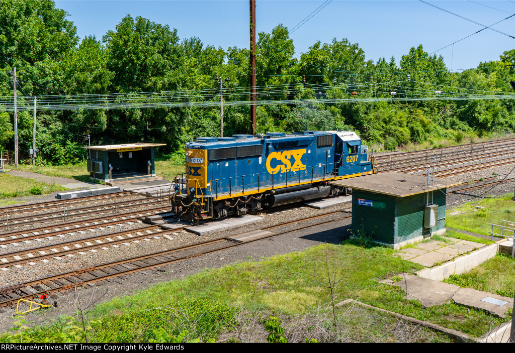 CSX GP40-2 #6207 on YPFJ-02